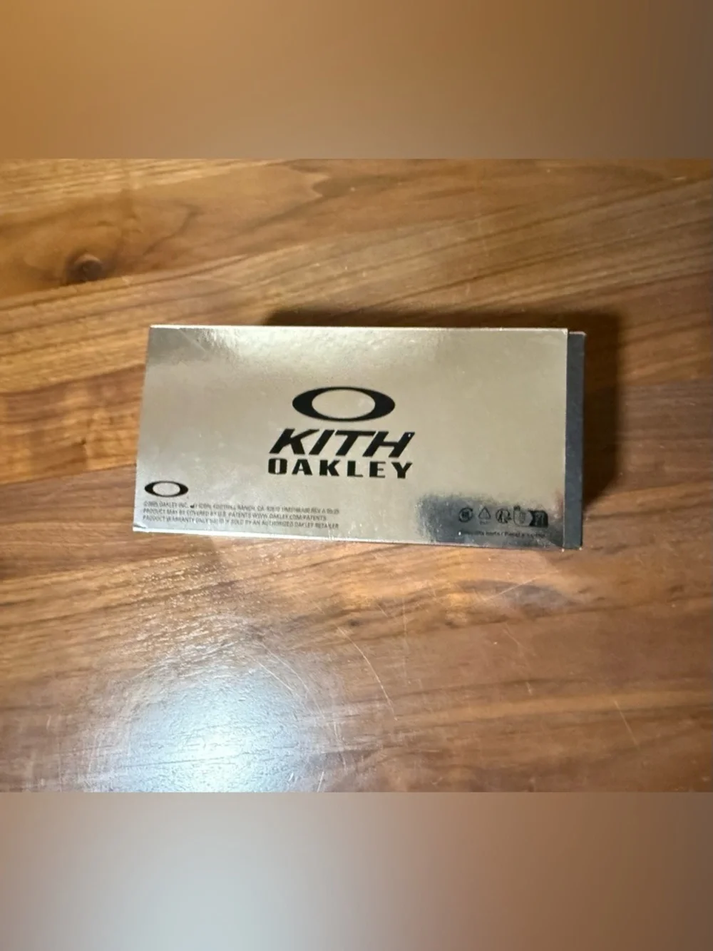 Kith for Oakley Cyber Dyno White O Matter™ Frame Iridium Lens Logo Sunglasses